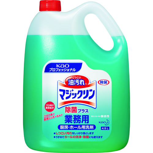 【TRUSCO】Ｋａｏ　業務用マジックリン　除菌プラス　　４．５Ｌ